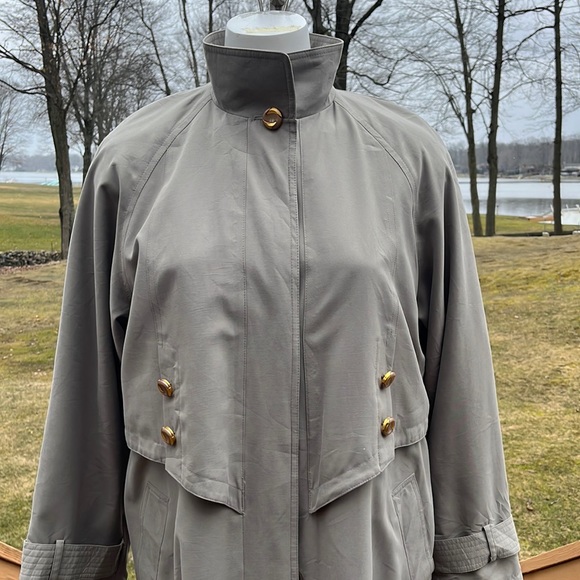 Fleet Street long raincoat S-M - Picture 2 of 11